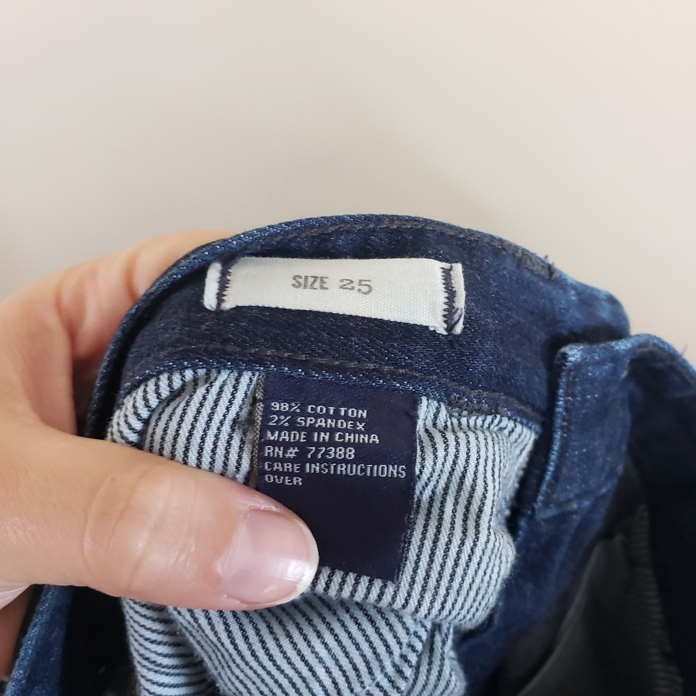 Madewell Women's Dark Blue Jeans - Picture 6 of 6